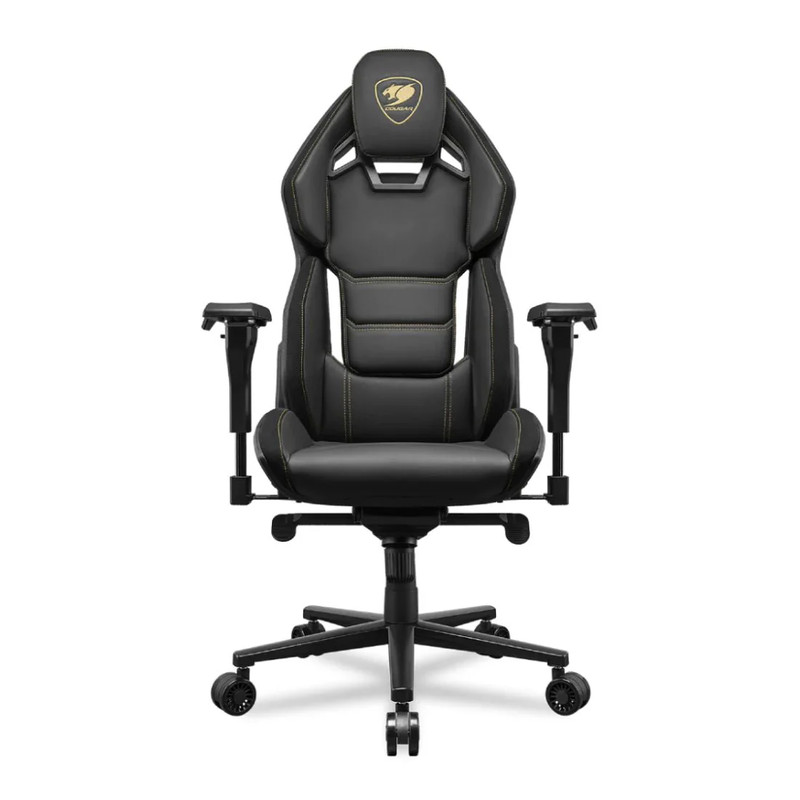 Cougar Hotrod Royal Gaming Chair - Black & Gold - كرسي ألعاب